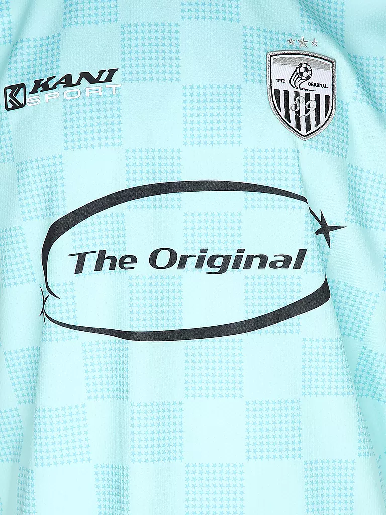 KARL KANI | T-Shirt SPORT STAR CHECK TRIKOT | Bleu clair