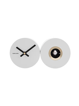 KARLSSON | Horloge murale CUCKOO DUO White