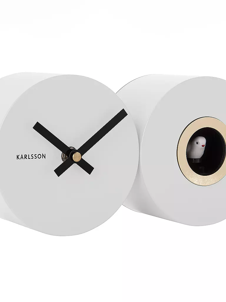KARLSSON | Horloge murale CUCKOO DUO White | 
