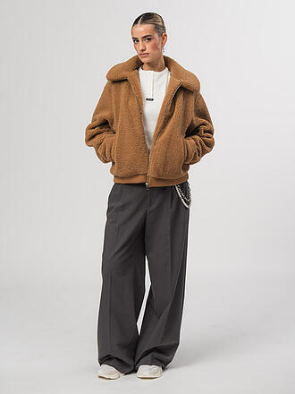 KARO KAUER | Veste en fausse fourrure d'ours en peluche