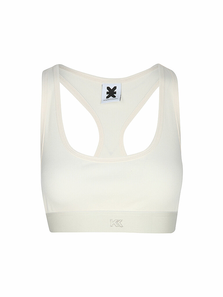 Karo Kauer Bralette écru blanc L