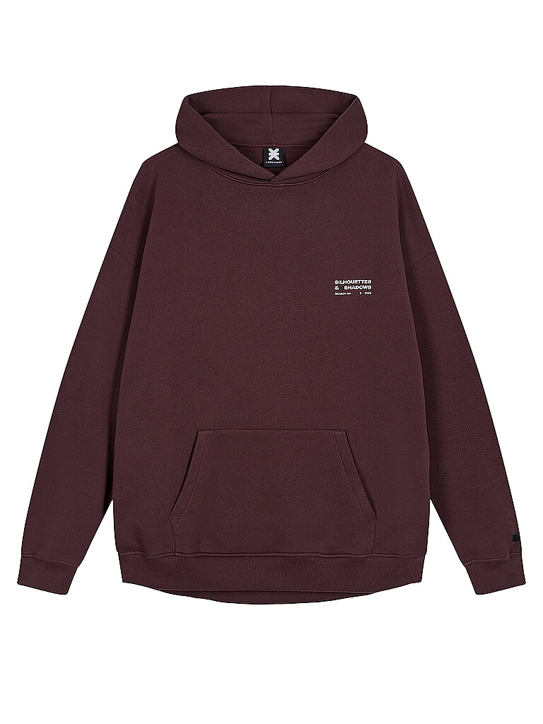 Sweat à capuche - Hoodie rouge foncé XL
