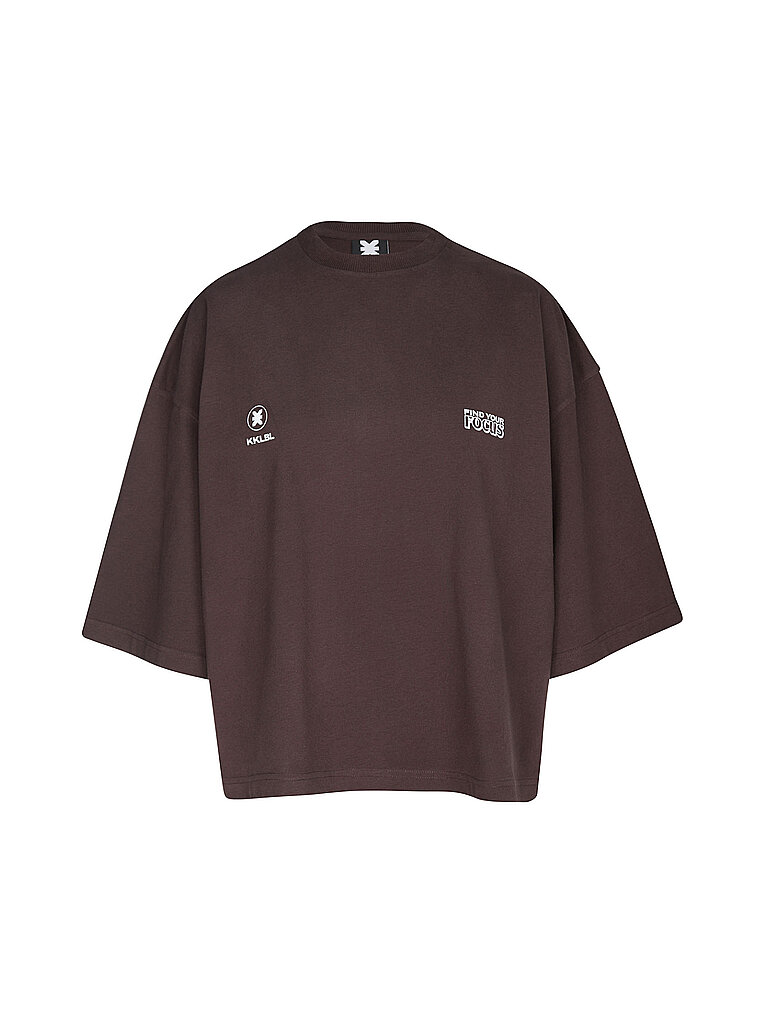 T-Shirt Coupe Courte marron M