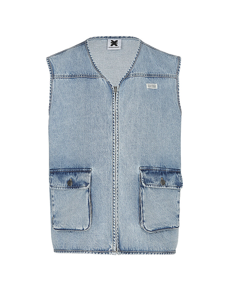 Karo Kauer Gilet bleu marine L