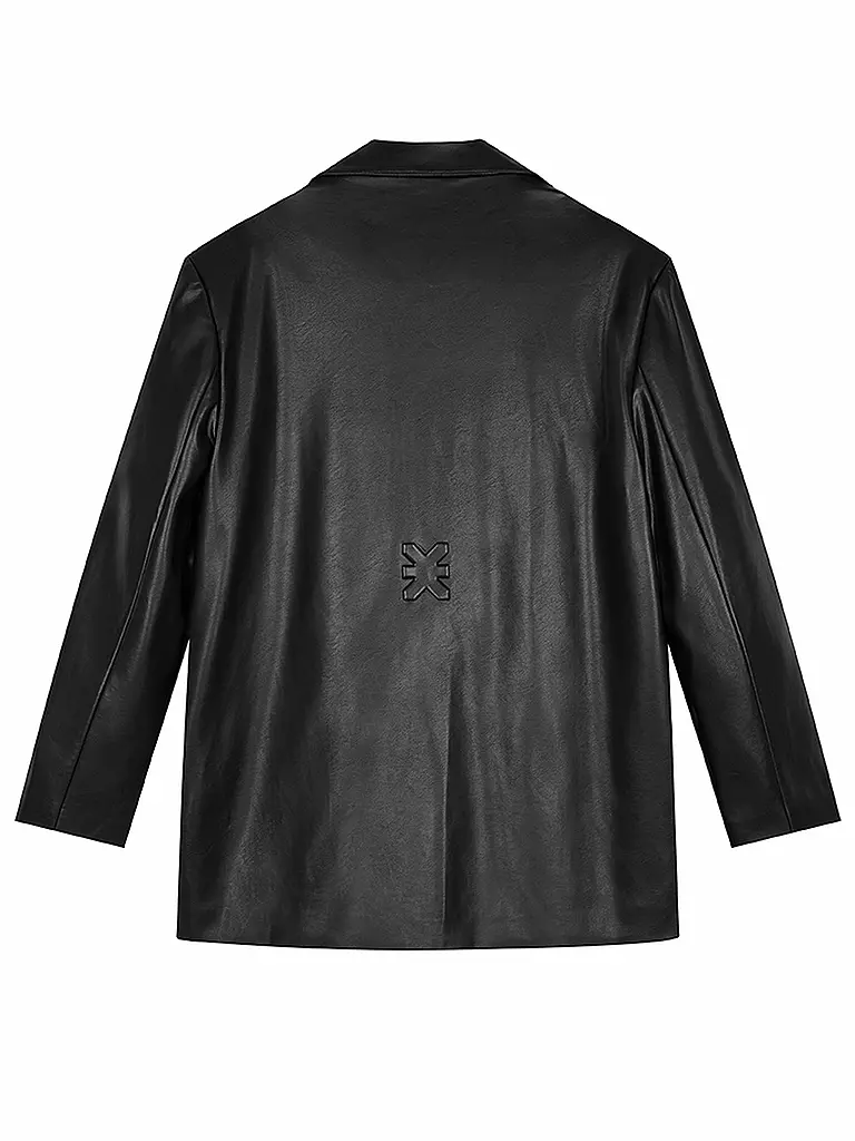 KARO KAUER | Blazer aspect cuir | 