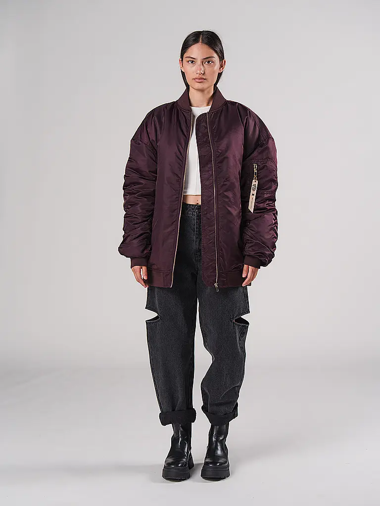 KARO KAUER | Blouson | Rouge foncé