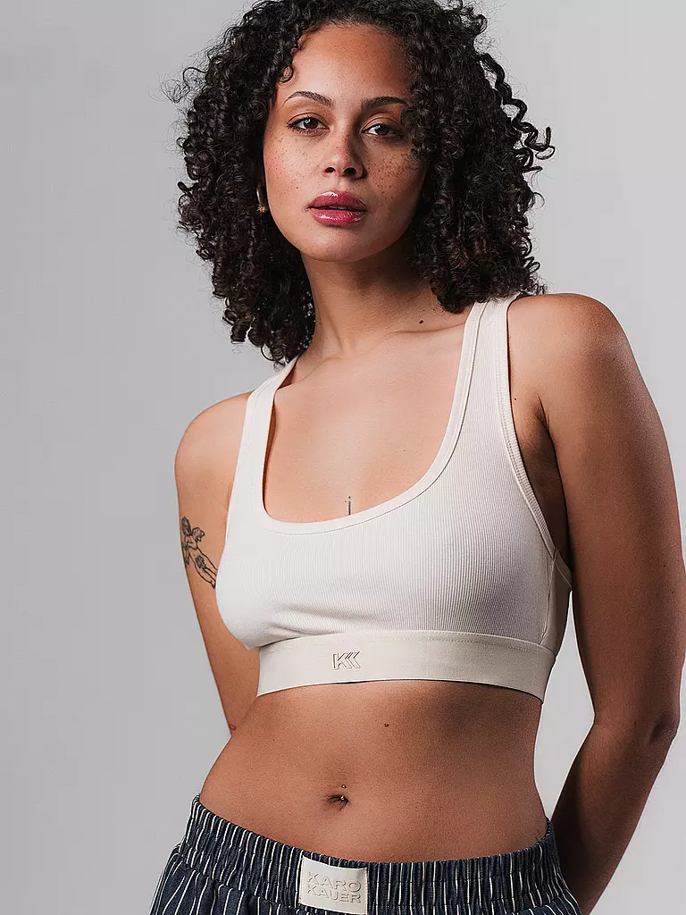 KARO KAUER | Bralette écru | 