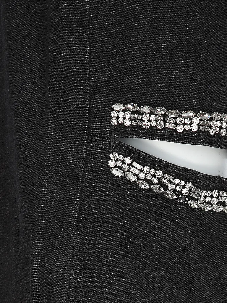 KARO KAUER | Nom du produit: Jeans Balloon Fit PETITE DIAMOND | Noir