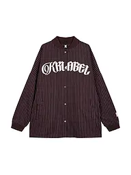 KARO KAUER | Overshirt | Rouge foncé