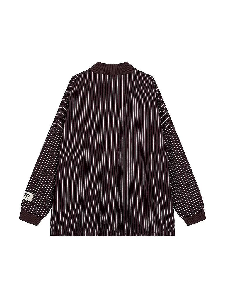KARO KAUER | Overshirt | Rouge foncé