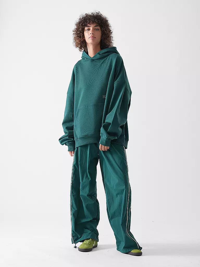 KARO KAUER | Pantalon de jogging coupe décontractée | dunkelgrün