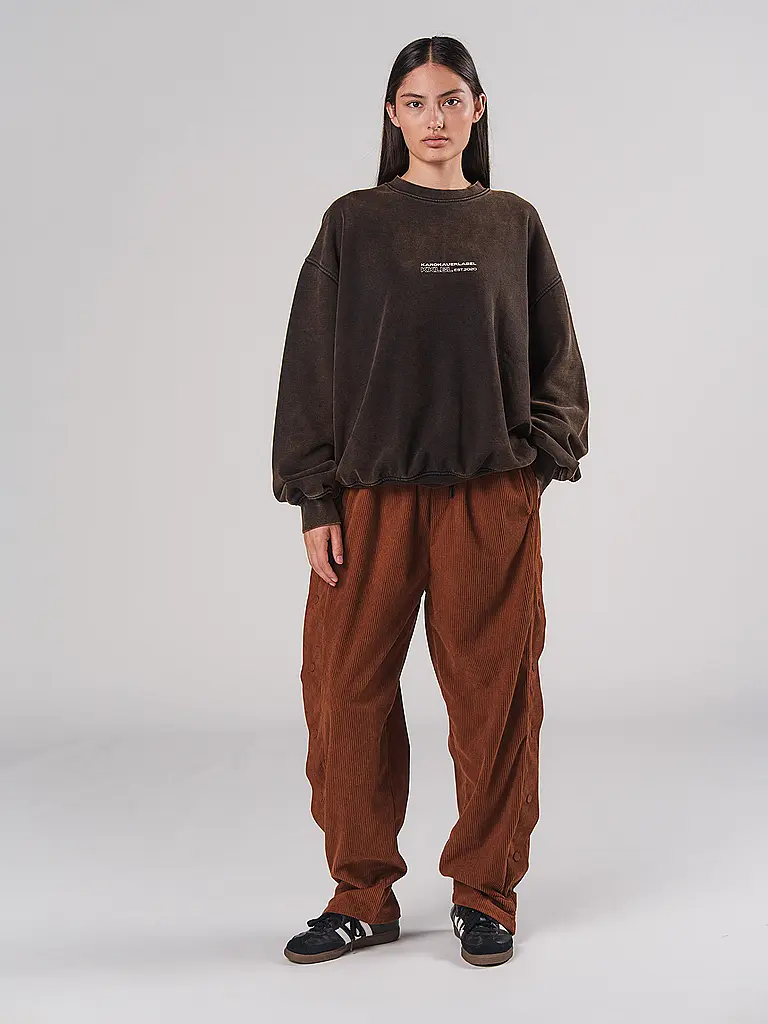 KARO KAUER | Pantalon en velours côtelé | Marron