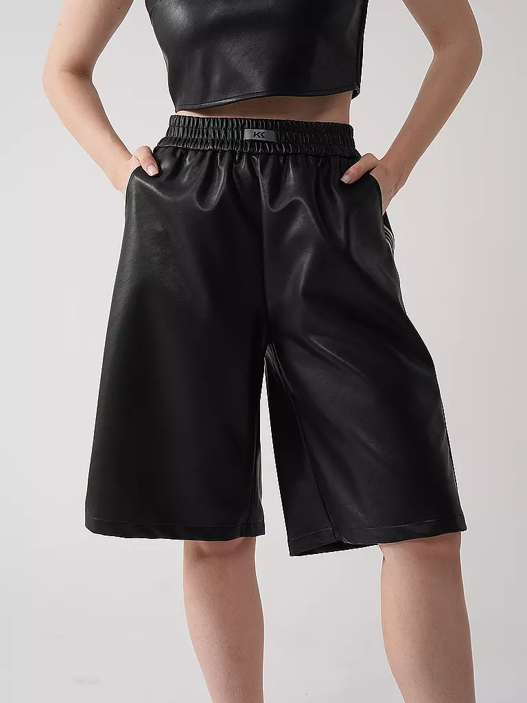 KARO KAUER | Shorts aspect cuir | 