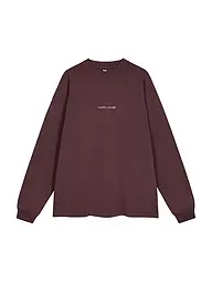 KARO KAUER | T-shirt à manches longues | Rouge foncé