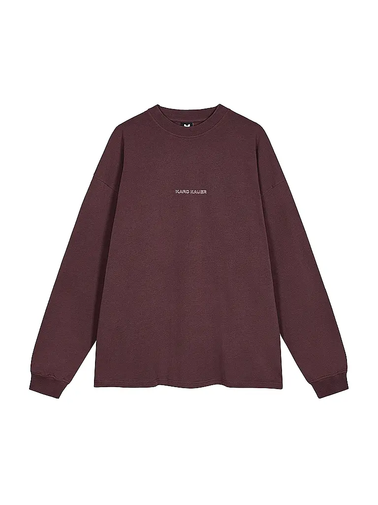 KARO KAUER | T-shirt à manches longues | Rouge foncé