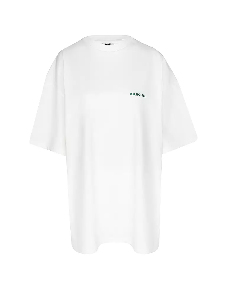 KARO KAUER | T-Shirt Coupe Oversize FORTUNE COOKIE | Crème