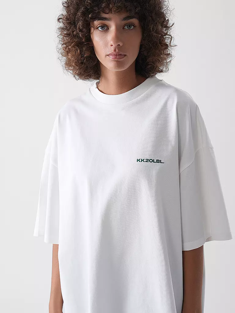 KARO KAUER | T-Shirt Coupe Oversize FORTUNE COOKIE | Crème