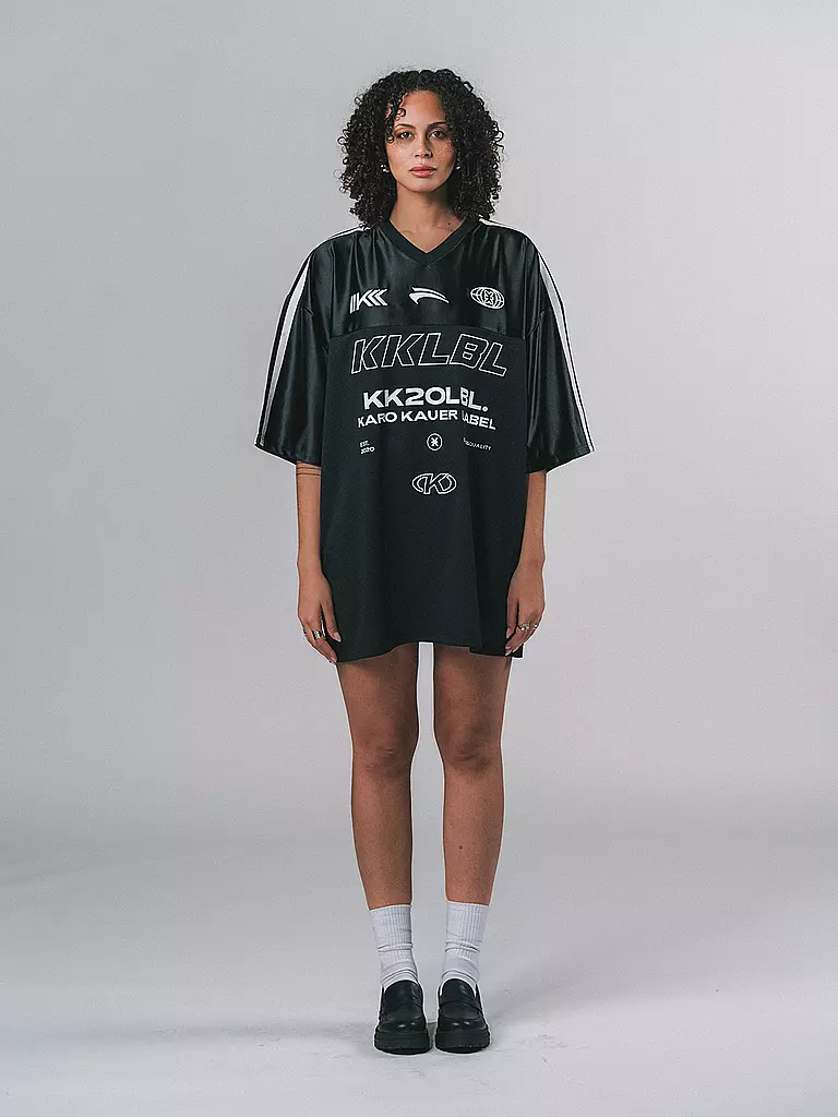 KARO KAUER | T-shirt Coupe Oversize | schwarz