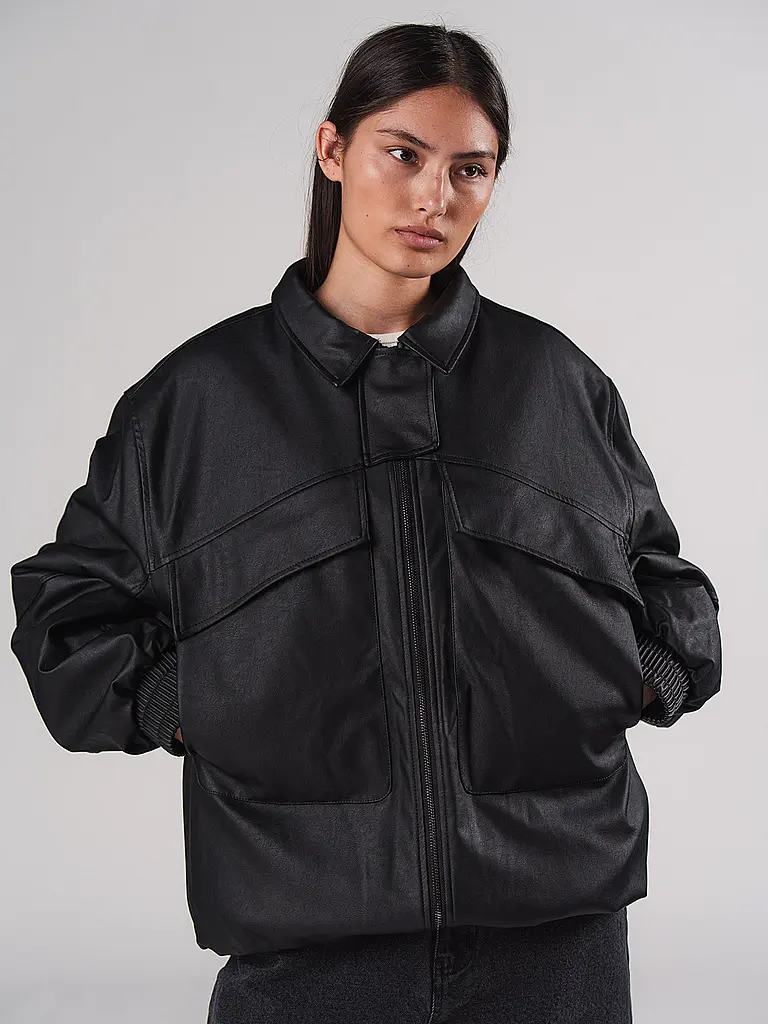 KARO KAUER | Veste aspect cuir | 