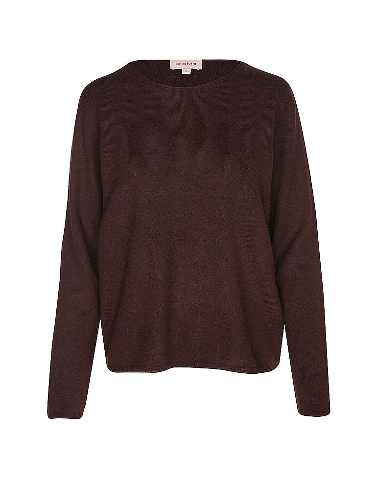 Pull en cachemire rouge foncé M