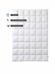KAUFFMANN | Couette "Premium 750" 140x200cm (400g moyen) | Blanc