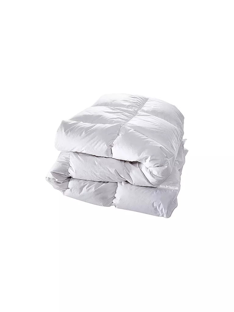 KAUFFMANN | Couette à cassettes "Superior" 200x200cm (930g Chaud) | weiss