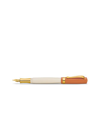 KAWECO | Stylo plume Student 70's Soul Medium Orange Blanc