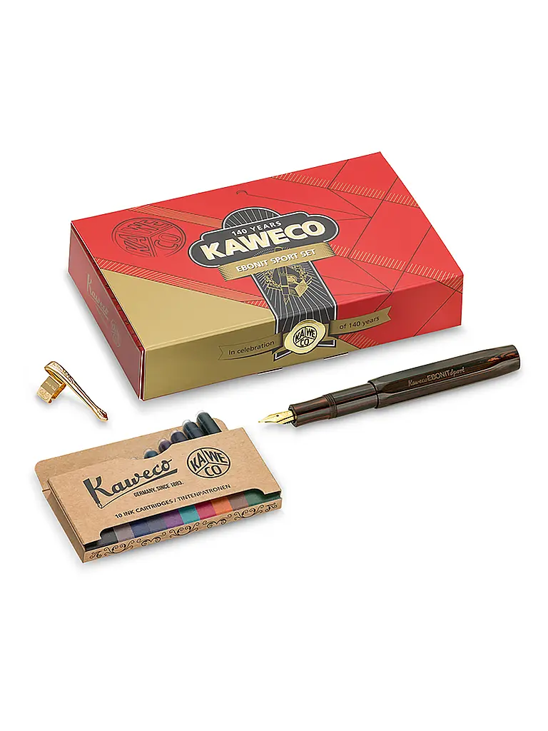 KAWECO | Set de stylo plume EBONIT Set Medium | 