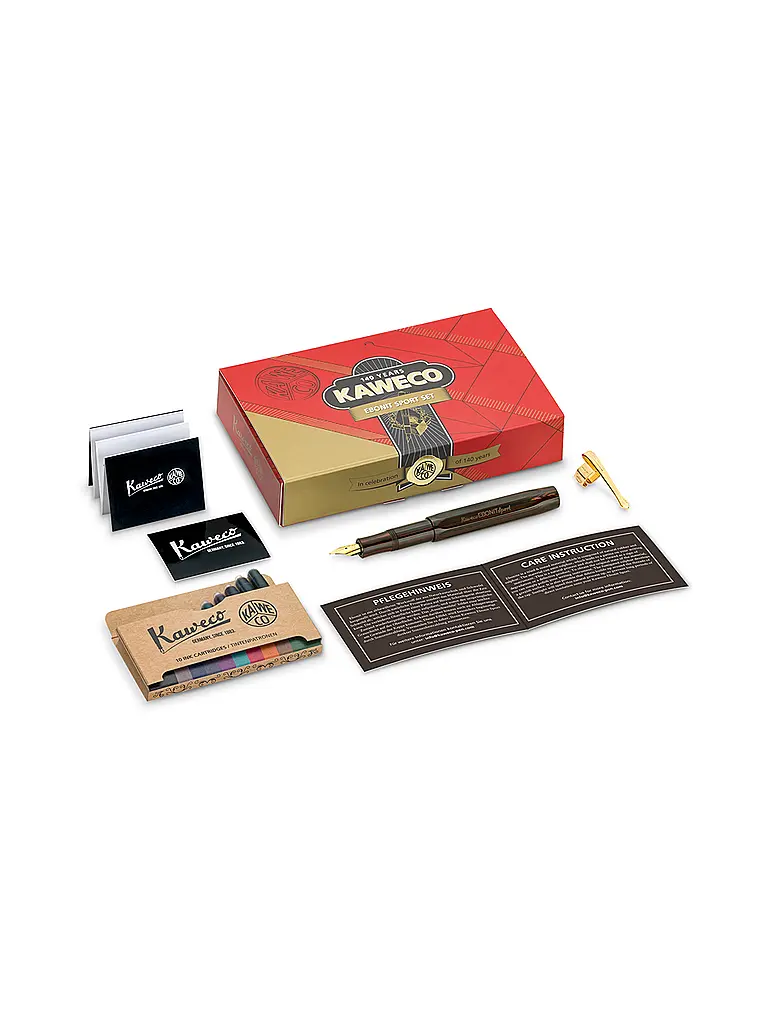 KAWECO | Set de stylos plume EBONIT Set Fein | 