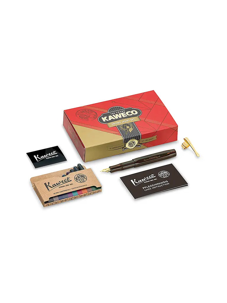 KAWECO | Set de stylos plume EBONIT Set Fein | 