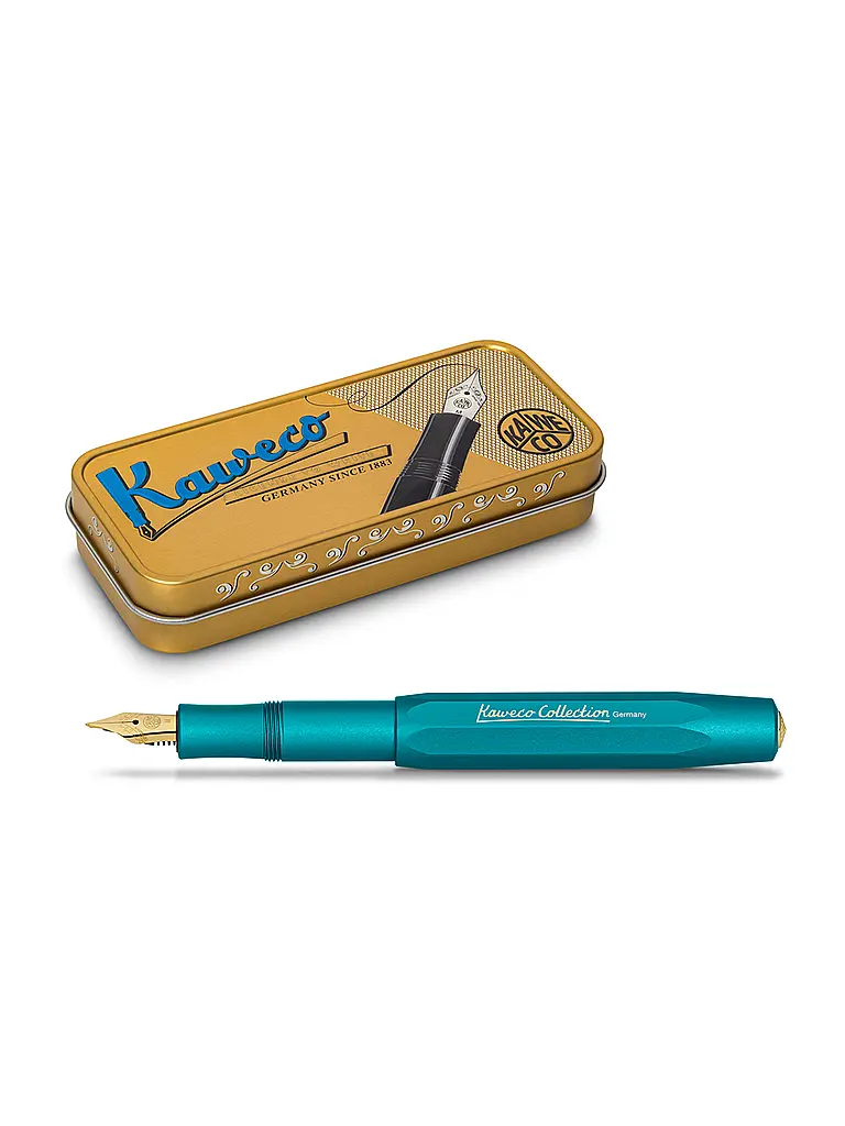 KAWECO | Stylo plume Collection Iguana Blue Large | 