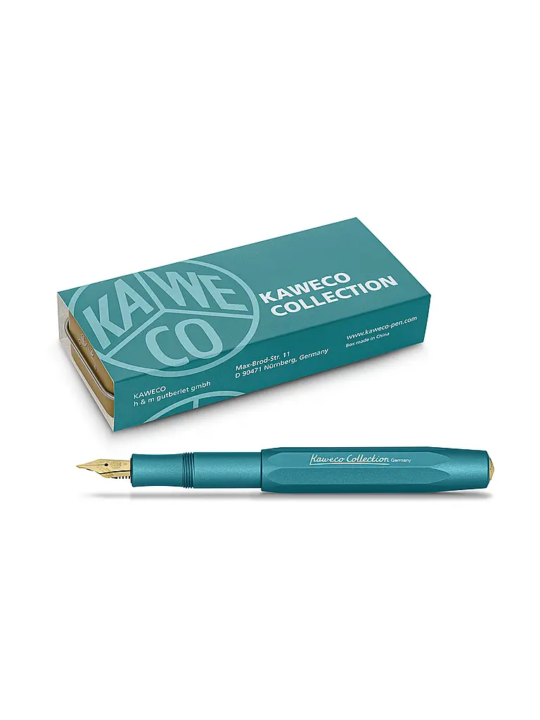 KAWECO | Stylo plume Collection Iguana Blue Large | 