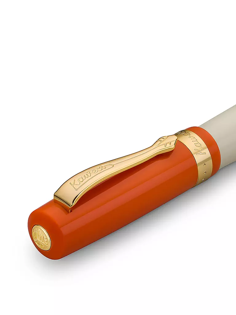 KAWECO | Stylo plume Student 70's Soul Medium Orange Blanc |