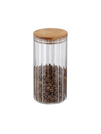 KELA | Boîte de conservation DOROTHEA 0,9l verre / érable