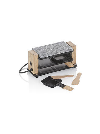 KELA | Raclette Pierre Chaude BEDRETTO pour 2 personnes Granit / Bois