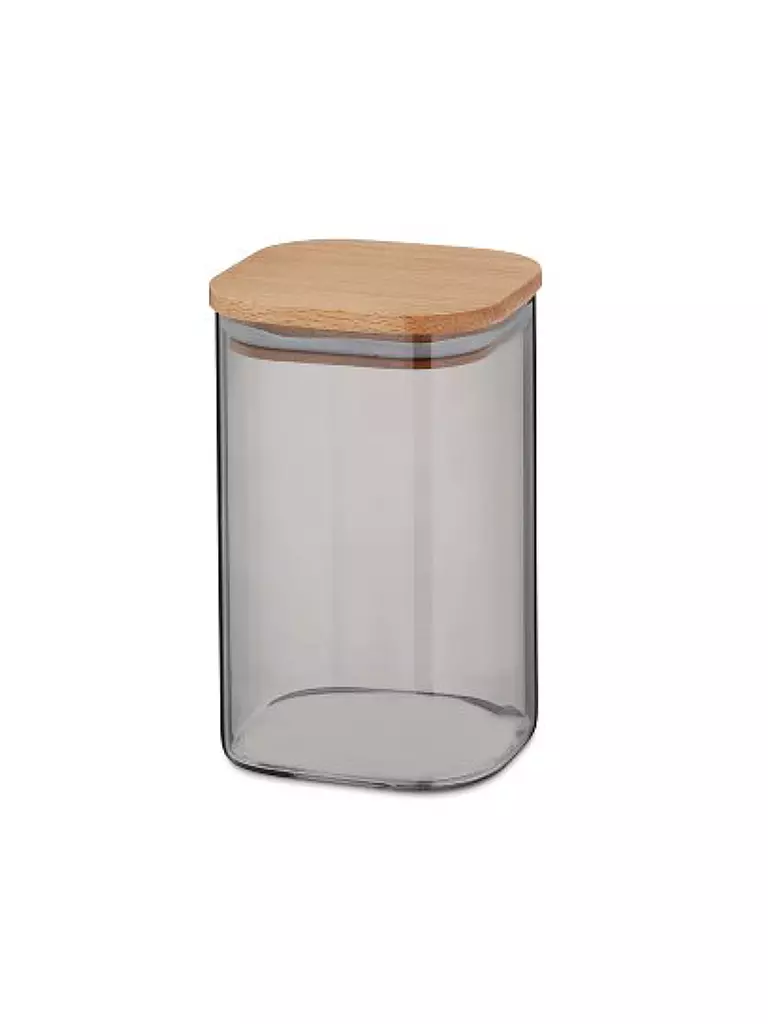 KELA | Boîte de conservation 1,1l NEA Verre/Hêtre | grau