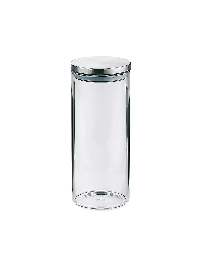 KELA | Boîte de conservation BAKER 1,3l verre / acier inoxydable | Transparent