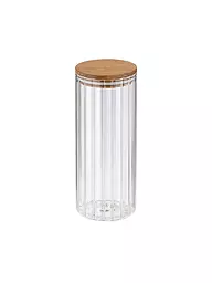 KELA | Boîte de conservation DOROTHEA 1,1 l verre / érable | Transparent