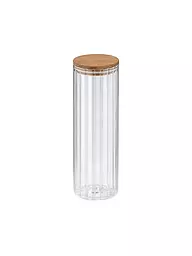 KELA | Boîte de conservation DOROTHEA 1,5l verre / érable | Transparent