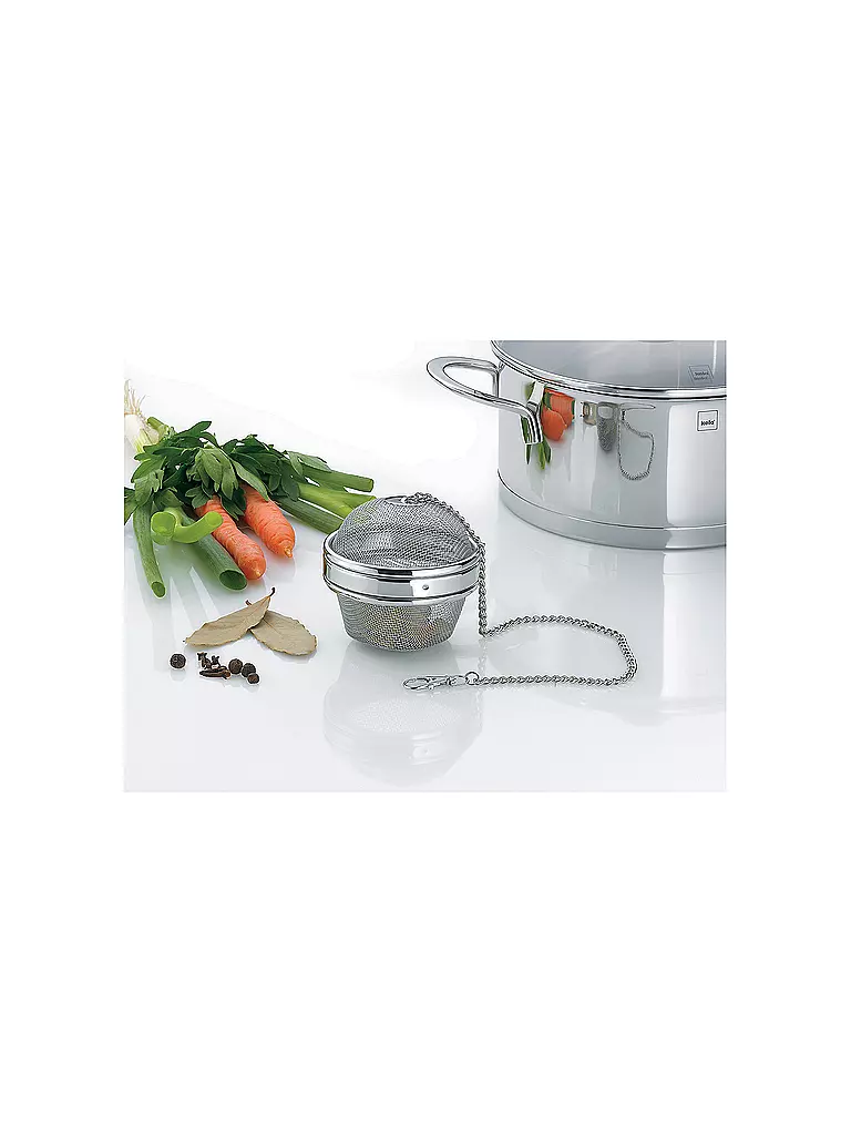 KELA | Boule à thé/épices AROM 9cm | Argent