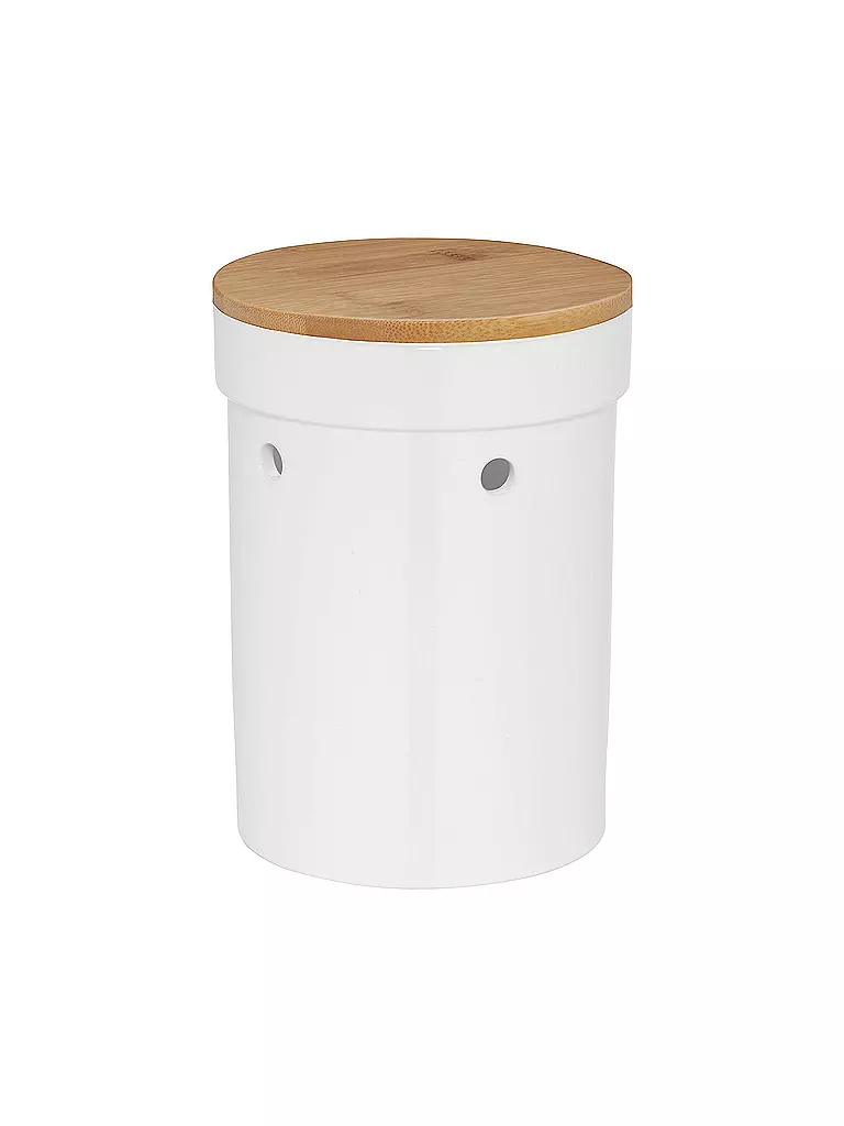 KELA | Pot à oignons SALENA 15cm Céramique Blanc | Blanc