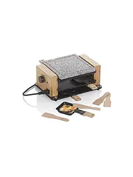 KELA | Raclette Hot Stone BEDRETTO pour 4 personnes Granit / Bois | Gris