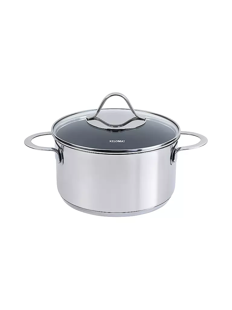 KELOMAT | Marmite 20cm / 3,3l Perfekt Inox Antiadhésif | silber