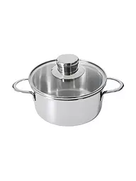 KELOMAT | MINI Faitout avec couvercle en verre 14 cm | Argent