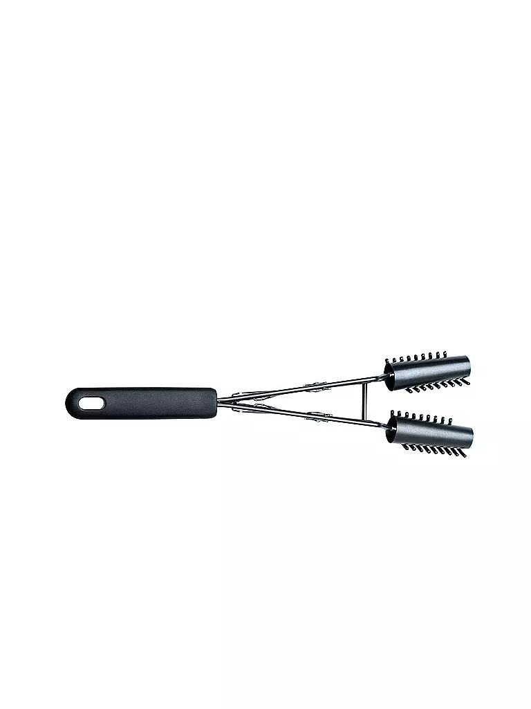 KELOMAT | Pince à beignets fendus Mini 2 pièces (antiadhésive) | Gris