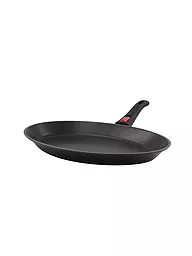 KELOMAT | Poêle à poisson PROFI 39x27cm Inox / Antiadhésif | Noir