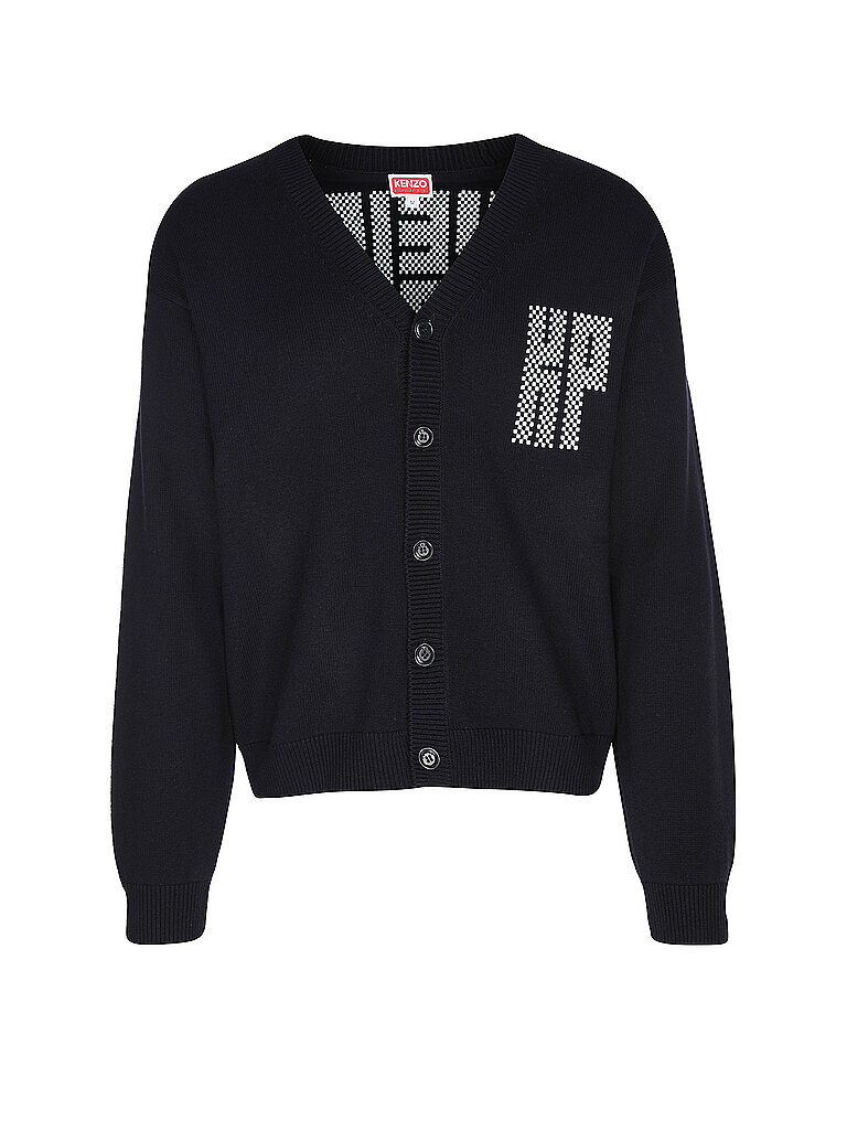 Cardigan KAMON bleu marine L