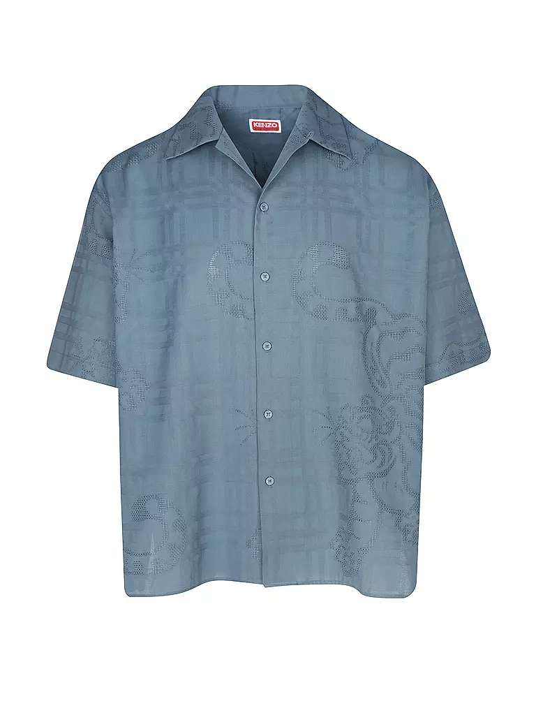 KENZO | Chemise BAMBOO TIGER HAWAIIAN | hellblau