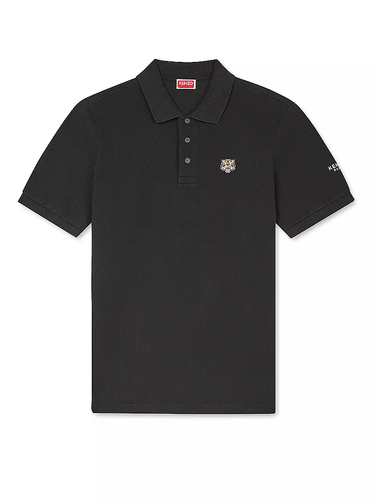 KENZO | Poloshirt LUCKY TIGER Slim Fit | Noir