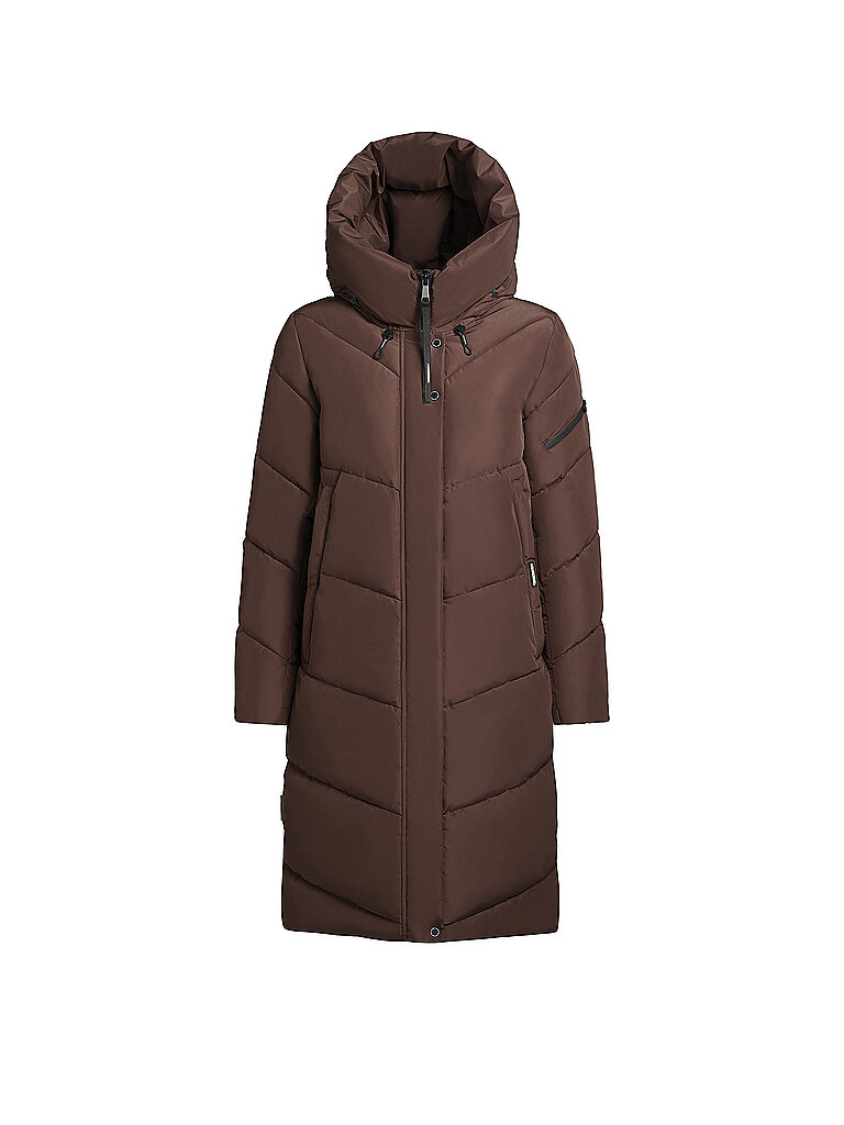 KHUJO+Steppmantel+JANGE+marron+|+XS